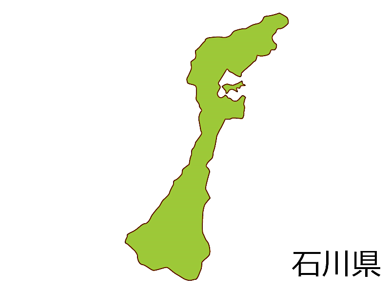 石川県の図